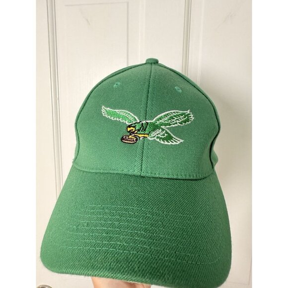 VKM Philadelphia Eagles Kelly Green Fitted 10:80 Baseball Hat Size LG 7 3/8 - 8 - Picture 6 of 9